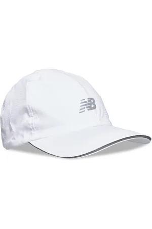 New Balance 6 Panel Performance Hat White