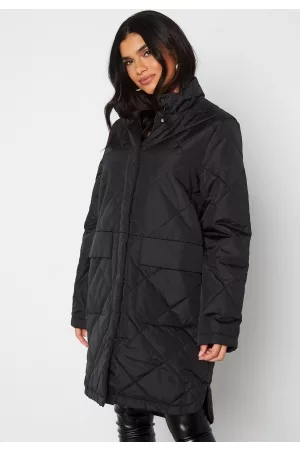 SELECTED Naddy Quilted Coat Black