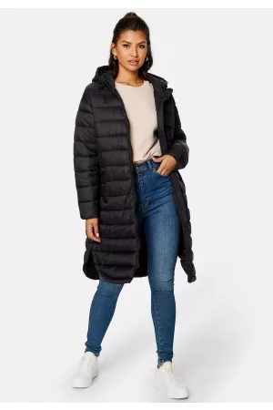 ONLY Elody Quilted Oversized Coat Black