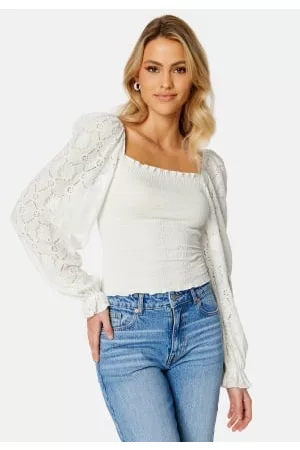 BUBBLEROOM Square Neck Smock Top 3XL