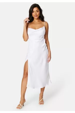 BUBBLEROOM Frey Satin Midi Wedding Gown 44