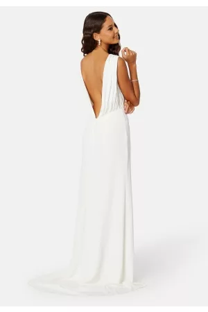 BUBBLEROOM Kvinder Festkjoler - Cilia Sleeveless Wedding Gown White 34