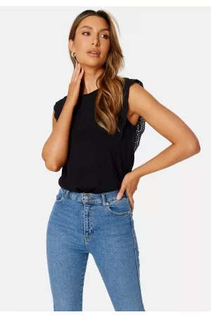 VERO MODA Kvinder Toppe - Hollyn SS Top Black XL