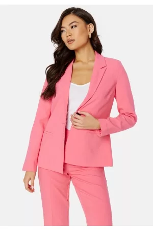 VERO MODA Kvinder Blazere - Sandy LS Slim Blazer Hot Pink M