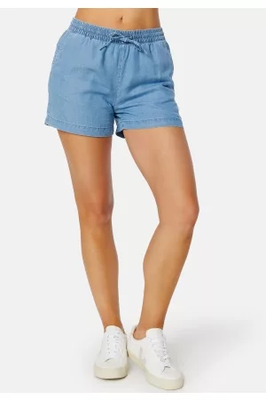 ONLY Kvinder Shorts - Pema Lyocell Denim Shorts Medium Blue Denim M
