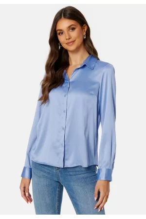 BUBBLEROOM Kvinder Casual skjorter - Nicole shirt Light blue 36