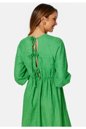 ONLY Kvinder Midikjoler - Susan 3/4 Back Detail Dress Green bee L