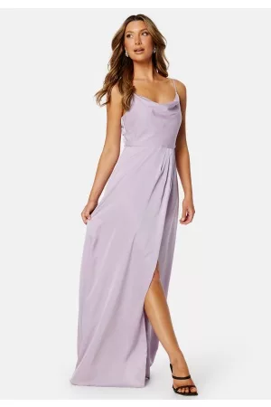 BUBBLEROOM Kvinder Festkjoler - Marion Waterfall Gown Light lilac 34