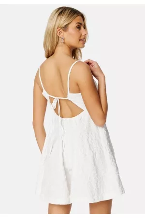BUBBLEROOM Kvinder Festkjoler - Englia Mini Dress White XXS