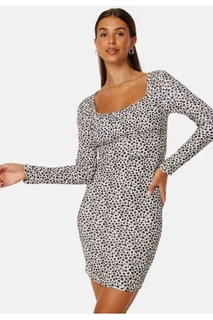 BUBBLEROOM Norma Floral Print Dress XS