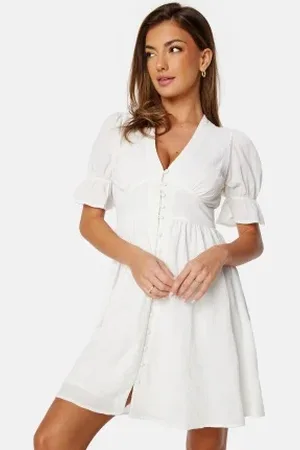 BUBBLEROOM Structured Button Front Dress 2XL