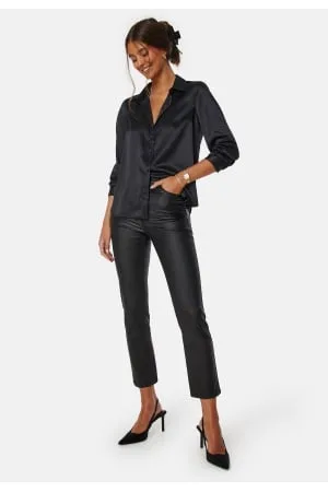 Happy Holly Opal Straight Leg Coated Pants 48