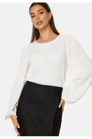 BUBBLEROOM Puff Long Sleeve Blouse XS