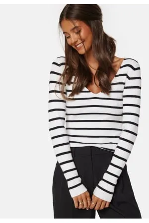 BUBBLEROOM V-neck Knitted Top XS