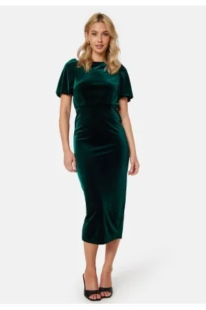 BUBBLEROOM Irse Velvet Midi dress 48