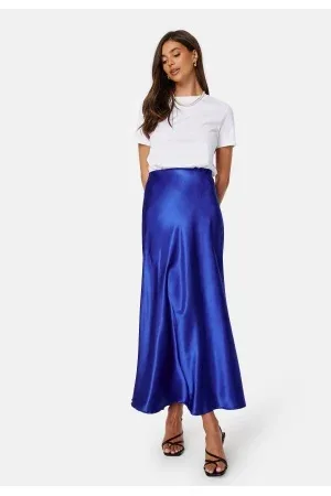 BUBBLEROOM Nicolette Satin Skirt XS