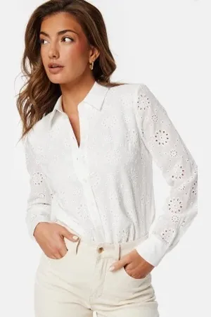 BUBBLEROOM Michele Broderie Anglaise Shirt 34
