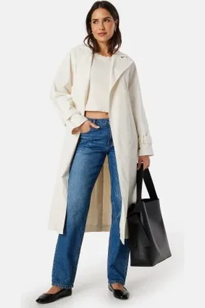 BUBBLEROOM Belted Midi Trenchcoat 36