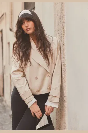 BUBBLEROOM Rayne Short Trench Coat L