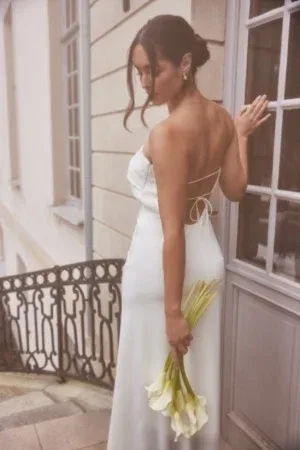 BUBBLEROOM Bandeau wedding Gown 38