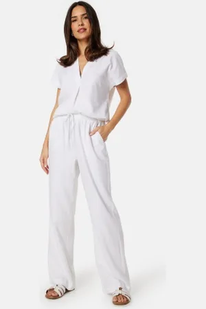 BUBBLEROOM Matilde Linen Blend Trousers M