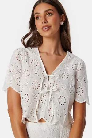 BUBBLEROOM Broderie Anglaise Blouse L
