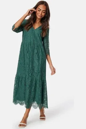 Happy Holly V-neck Lace Midi Dress 32/34