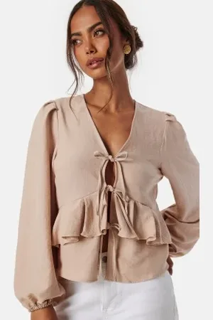 BUBBLEROOM Frill Blouse L