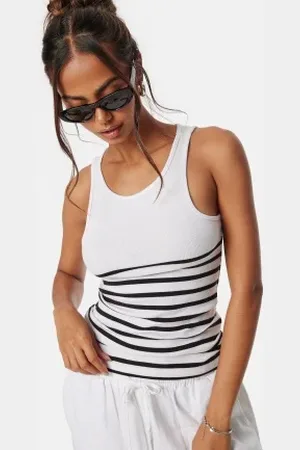 ONLY Onlkenya Stripe Tank Top S