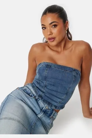 BUBBLEROOM Shira Denim Top 40