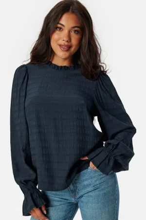 BUBBLEROOM Viscose Frill Blouse 34
