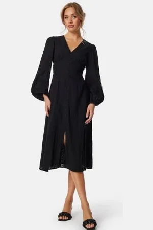 BUBBLEROOM Broderi Anglaise Midi Dress 34