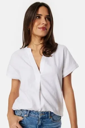 BUBBLEROOM Linen Blend Blouse XS