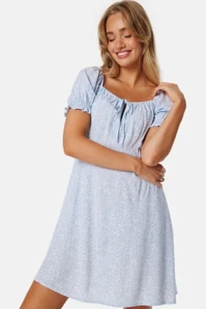 BUBBLEROOM Front Tie Short Dress XS