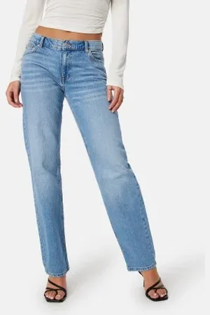 BUBBLEROOM Low Waist Straight Jeans 34