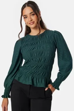 Happy Holly Long Sleeve Smock Top 32/34