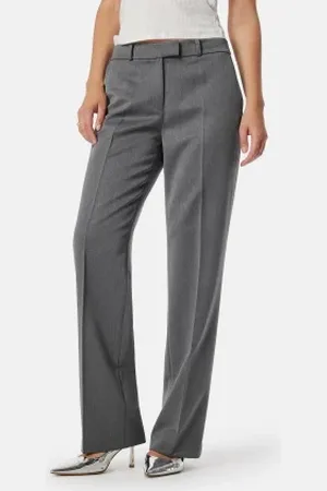 BUBBLEROOM Mid Waist Suit Trousers 36