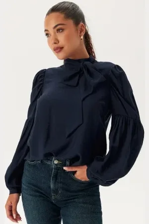 BUBBLEROOM Bow Blouse XS