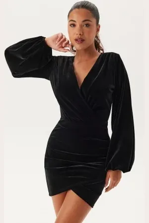 BUBBLEROOM Leija Velvet Dress L