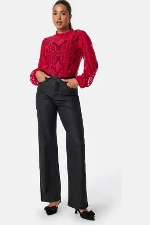 BUBBLEROOM Lace L/S Blouse XS