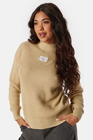 Calvin Klein Woven Label Loose Sweater XS