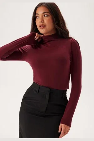 SELECTED Slfmanja Ls Drapey High Neck T S