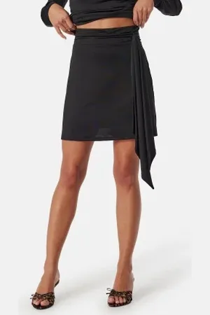 BUBBLEROOM Tie Short Skirt XS
