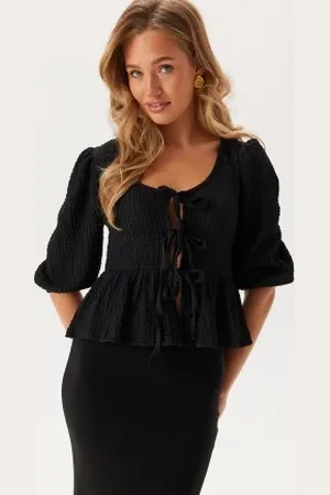 BUBBLEROOM Structure Flounce Top XS