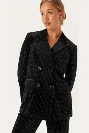 Y.A.S Hella Ls Velour Blazer M