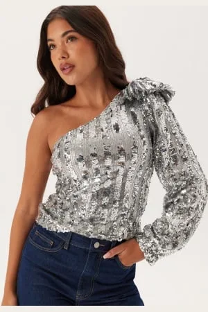 VERO MODA Vmefi One Shoulder Ls Top XS