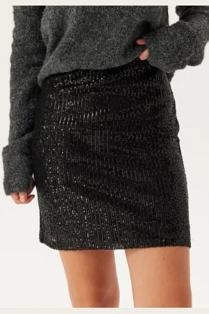 VILA Visparkling Hw Short Skirt S