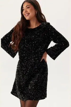 VILA Viaria L/S O-NECK OPEN BACK DR 36