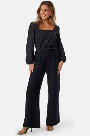 BUBBLEROOM Broderie Anglaise Square Neck Blouse XS