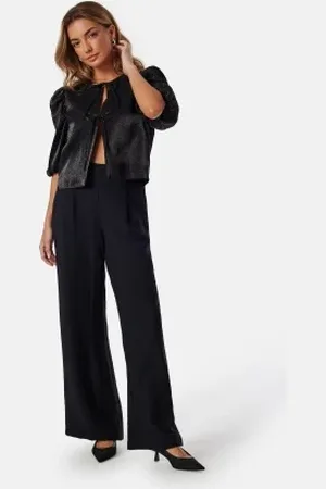 BUBBLEROOM Wide Leg Trousers XXS